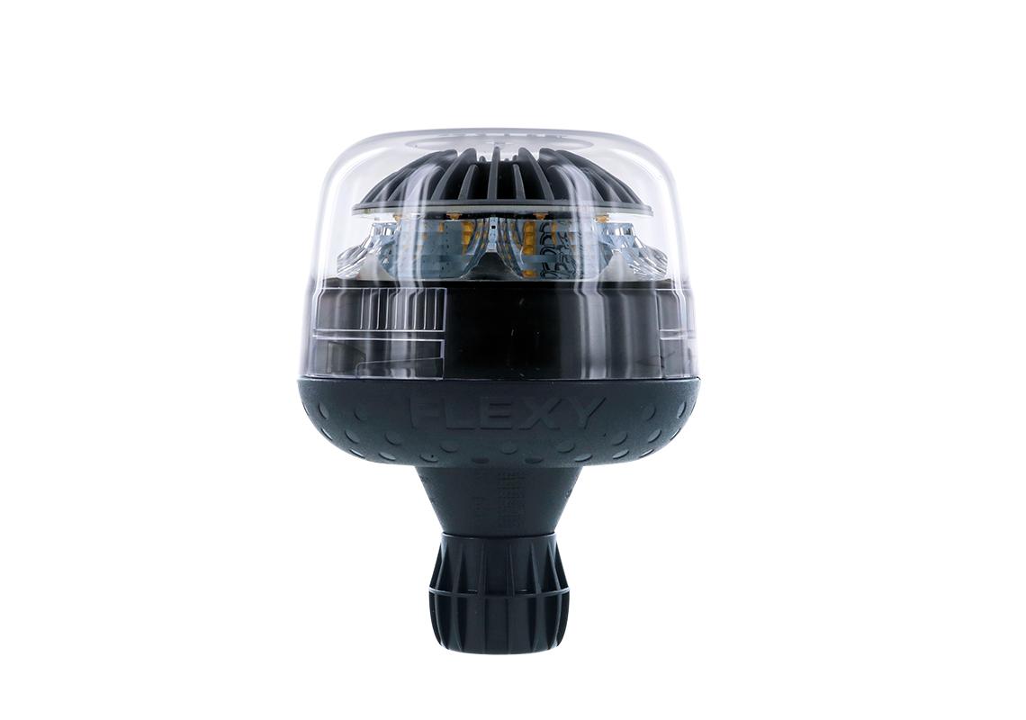 LED Beacon FLEXY AUTOBLOK, flash light crystal lens, amber LED      